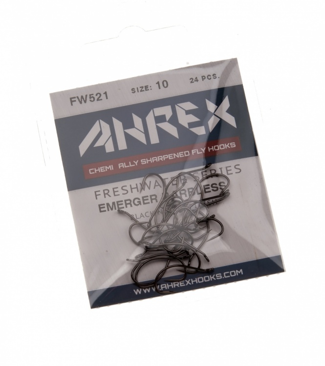 Ahrex Fw521 Emerger Hook Barbless #16 Trout Fly Tying Hooks